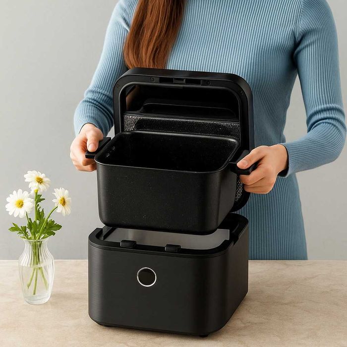 Midea DualTaste Air Fryer – 7L капацитет, JuicyLock технология