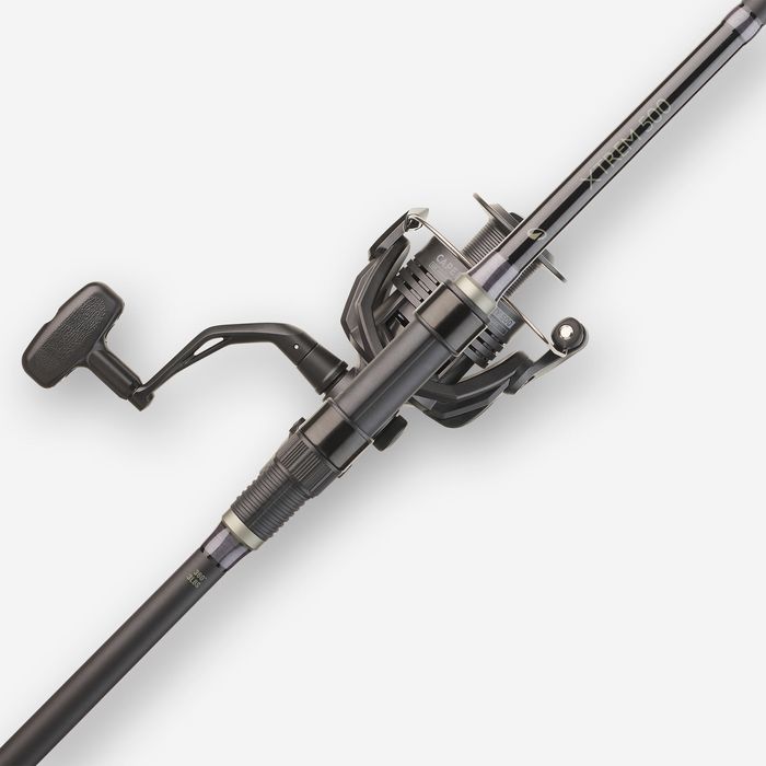 Set lansetă și mulinetă Pescuit la crap - produs resigilat Decathlon