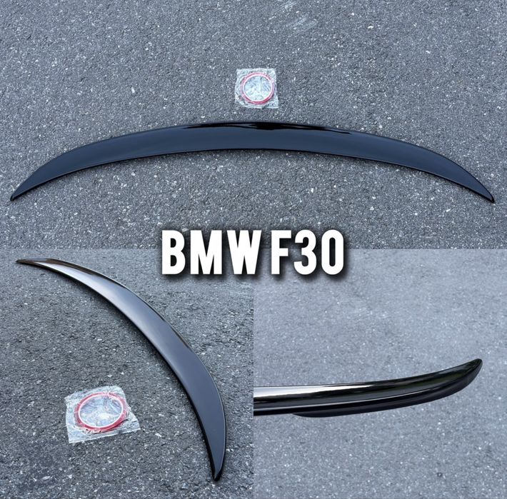 Спойлер на BMW 3-серии F30 чёрный / карбоновый / спойлер на бмв ф30