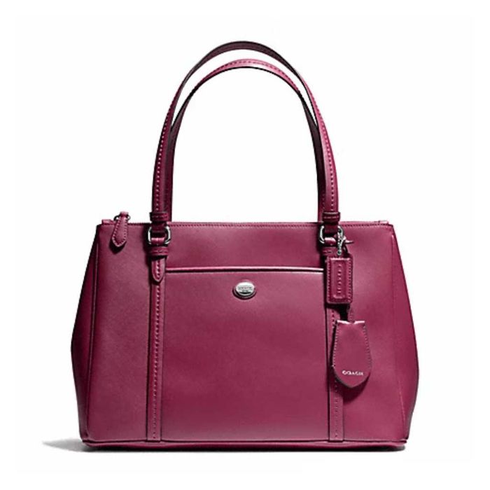 Geanta dama mare Coach piele Magenta