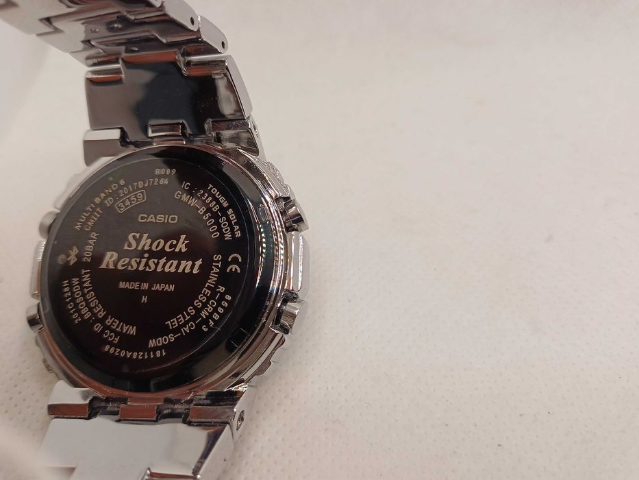 Ceas barbati Clasic Casio g shock gmw b5000pc Silver Blue Nou,Garantie