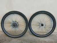 Roti bicicleta 29 inch 12 viteze frana disc complete anvelope