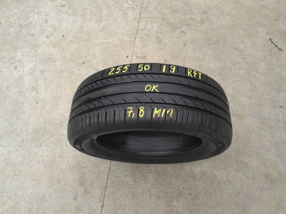 O anvelopa vara 255 50 19 continental sportcontact 5 run flat 7,8 mm