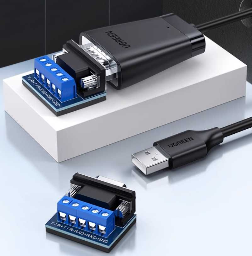 Адаптер кабель конвертер USB DB9 RS485 Переходник USB 2.0 - RS-485