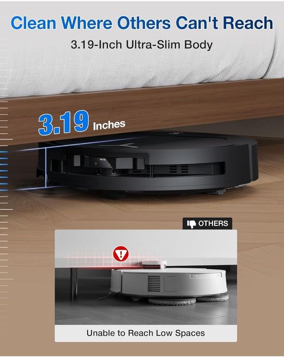 Aspirator robot ECOVACS Deebot T50 Omni, autogolire, mop, Sigilat