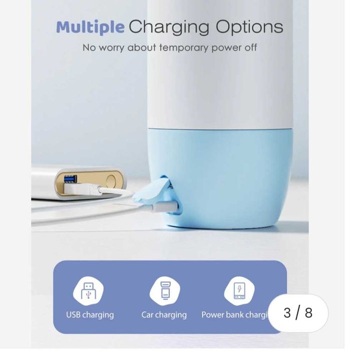 Преносим нагревател за мляко Grownsy