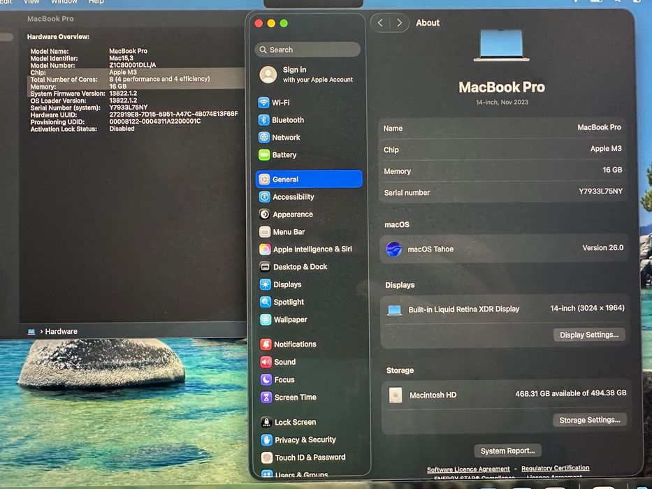 MacBook Pro 14" M3 8-CPU, 10-GPU, 16GB RAM, 512SSD,ГАРАНЦИЯ