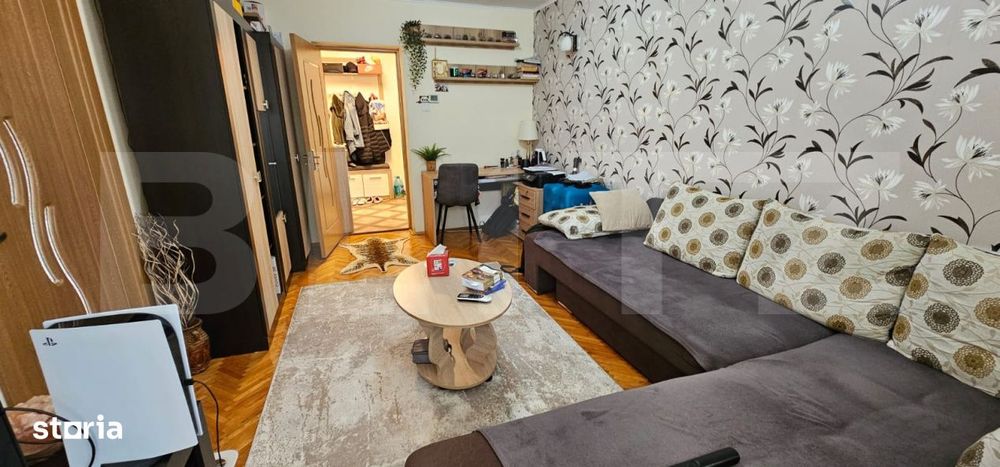 Apartament 2 camere – etaj 3/4, mobilat, 48 mp, decomandat