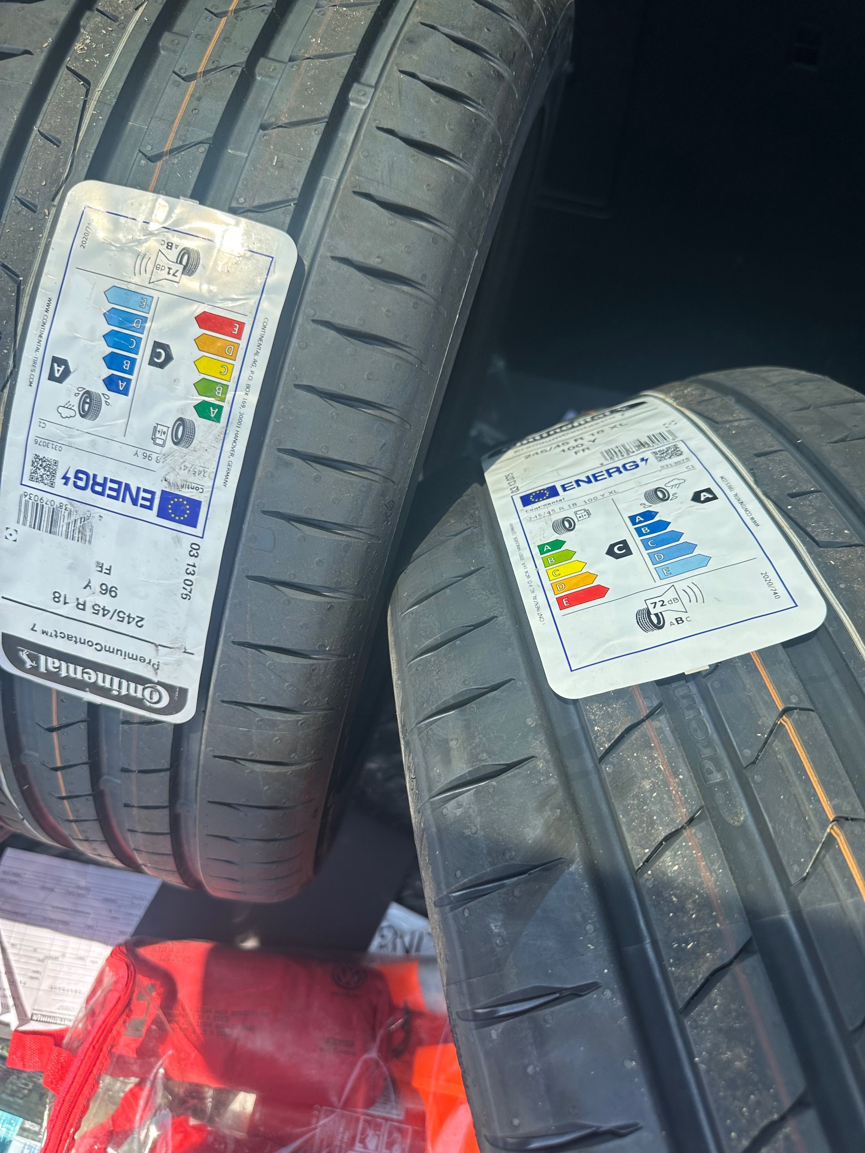 Continental Premium Contact7 гуми-чисто нови
