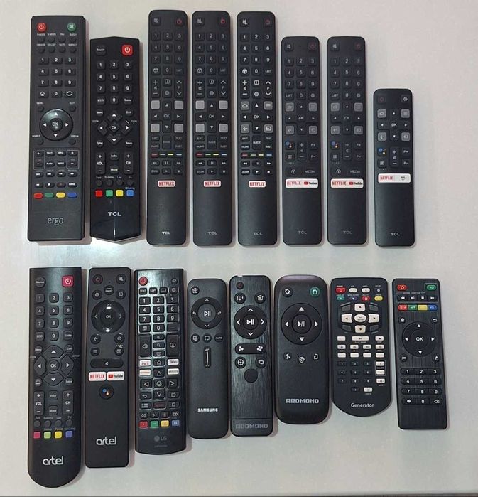 Оригинальные пульты новые LG Artel Ergo TCL Samsung