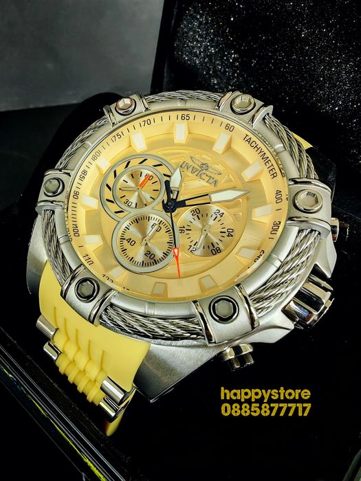 INVICTA Bolt Ivor steel 52mm, Инвикта нов ръчен часовник