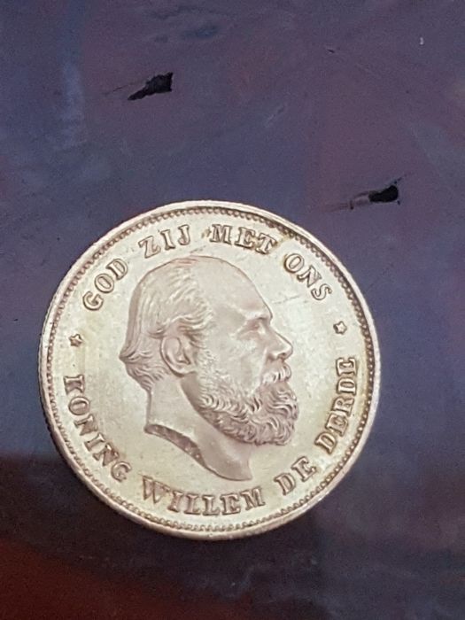 Moneda aur Olanda 10 gulden 1875
Gramaj 6.73 gr,aur (.900)