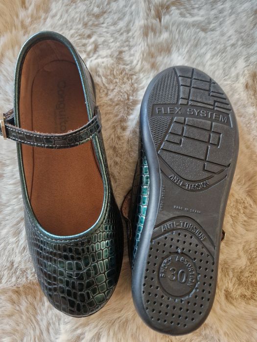 Pantofi verzi fetite, flex system nr. 30