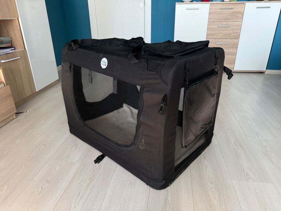 Сгъваема транспортна чанта за средно голямо куче Huggle Pets