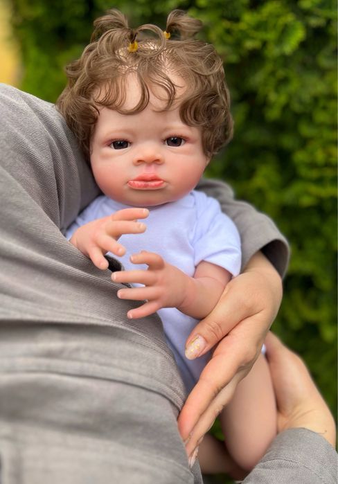 Кукла реборн новорождённая 50 см Ленни