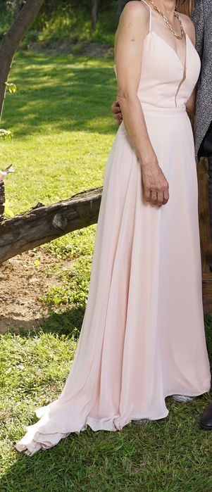 Бална рокля - светло розова