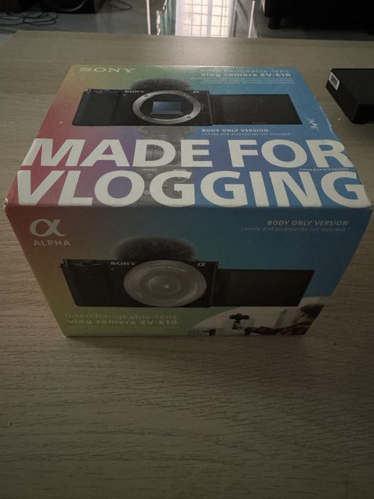 Sony-ZV-E10 plus Obiectiv Sony OSS 50 mm