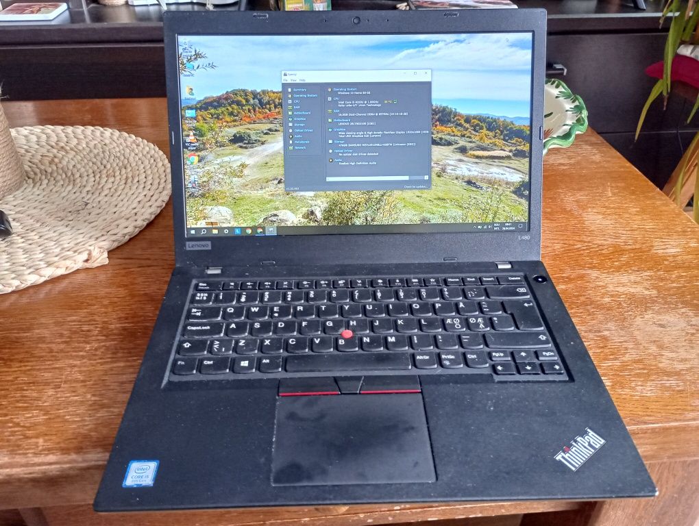 Laptop Lenovo Think L480 i5 8250U 16Gb DDR4 512 ssd m.2 Nvme 1920x1080