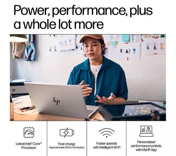 HP Pavilion Plus 14" 2.8K OLED 120Hz Ultra 7-155H 32GB LPDDR5 1TB SSD