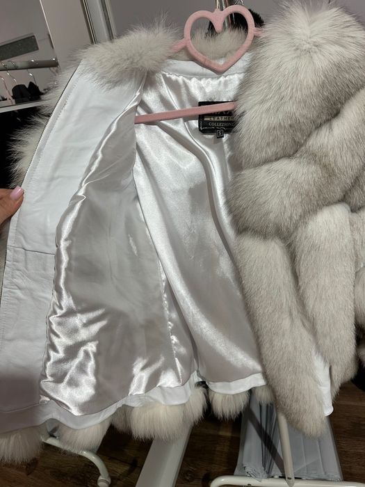 Haina de blana alb-gri