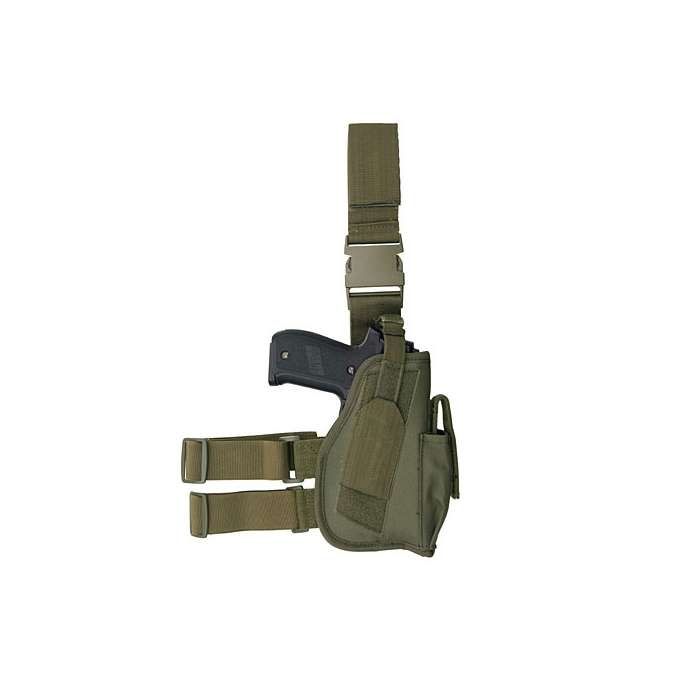 Toc Tactic Pistol Cu Prindere Pe Picior,Nou,8FIELDS,Olive,Mana Dreapta