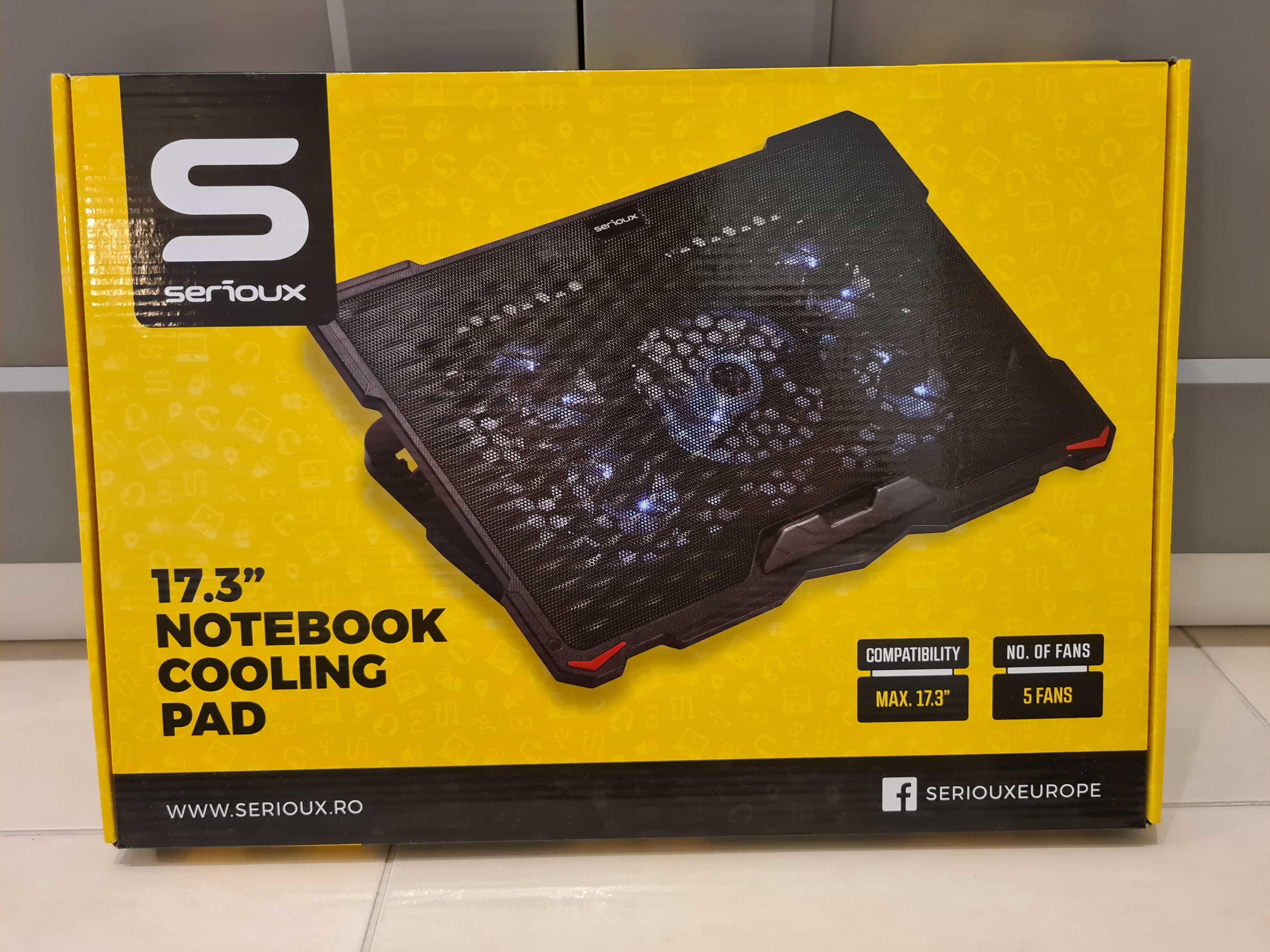 Noteboock cooling pad 17.3" Serioux