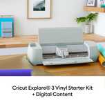 Нов Cricut Explore 3 - Стартов комплект с винил и инструменти
