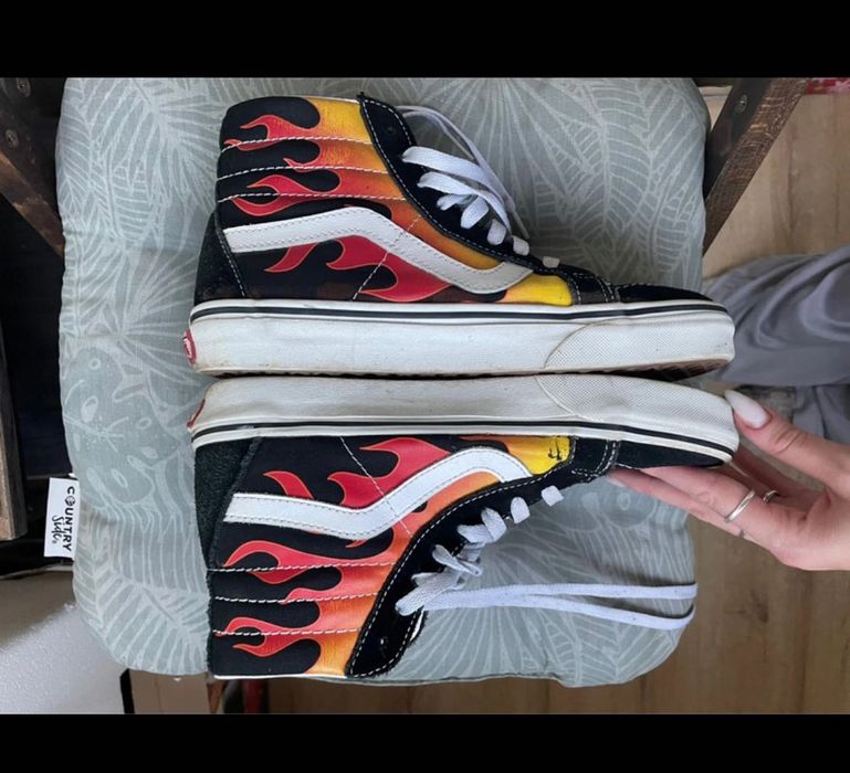 Vans SK8 Hi reissue flame
