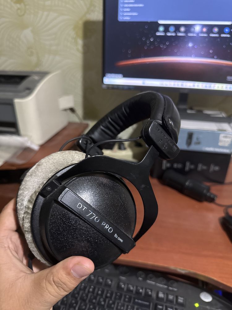 Beyerdynamic dt 770 pro в хорошем состоянии