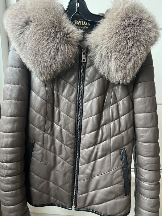Дамско зимно яке естествен пух