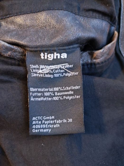 Geaca piele Tigha
