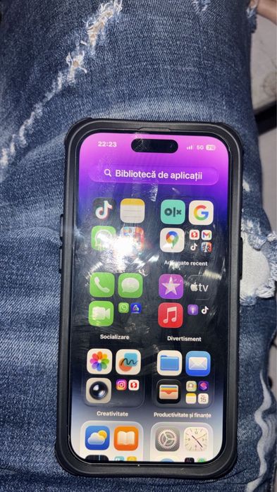 Vand iphone 14 pro purple cititi descrierea