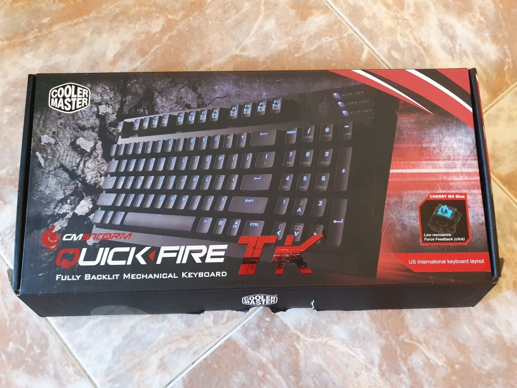 Клавиатура Cooler Master Storm Quick Fire TK Cherry MX Blue