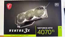 Placa Vide MSI Ventus 3X 4070 Ti