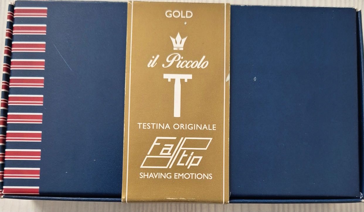 Fatip Piccolo Gold, Т-образная бритва, торг