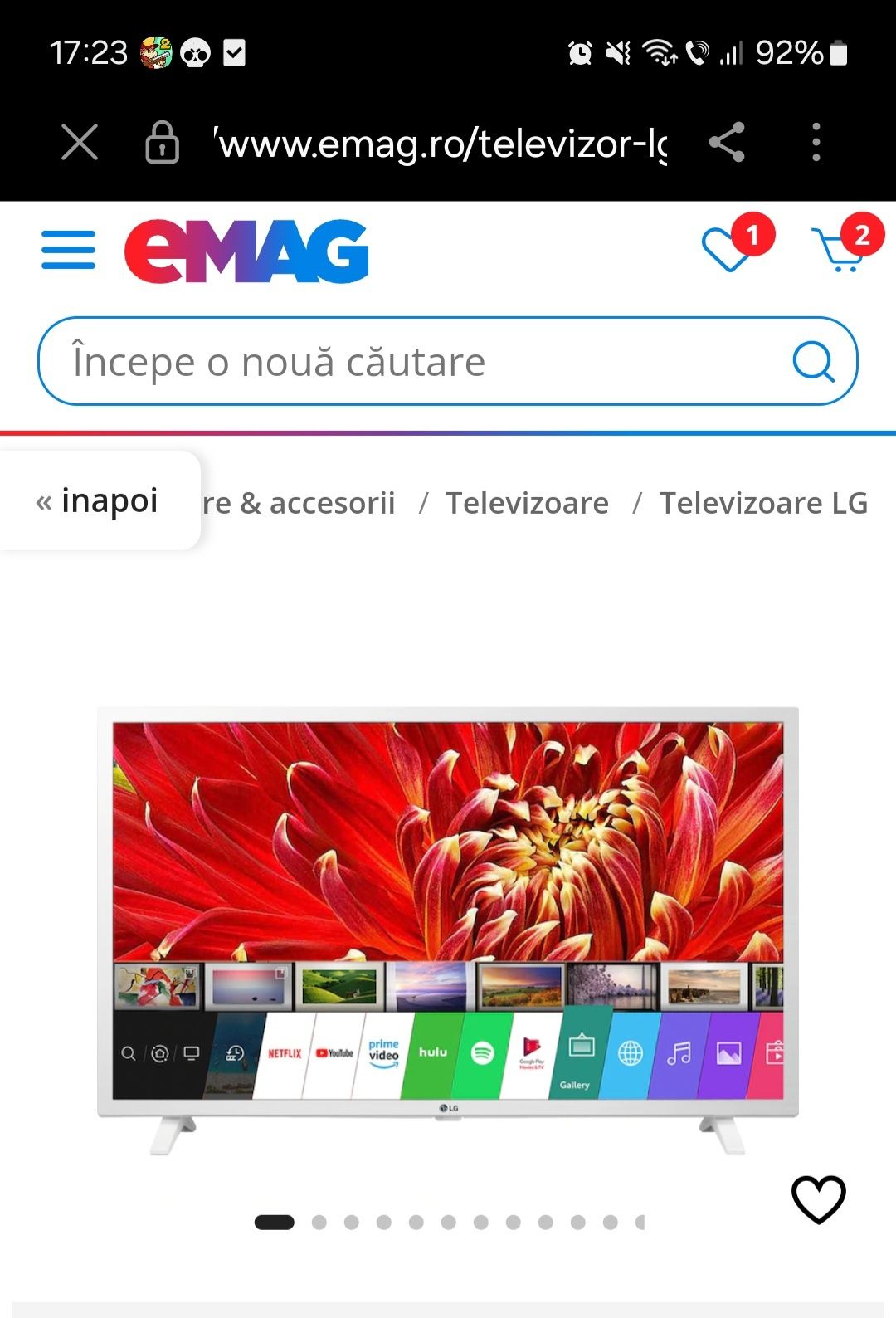 Smart TV LG FULL HD, LED, 32 inch( 81 cm)