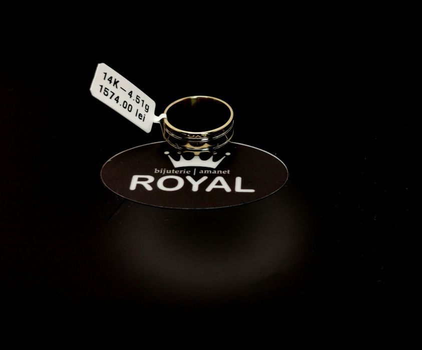 Bijuteria Royal vergheta din aur 14k 4.51 gr
