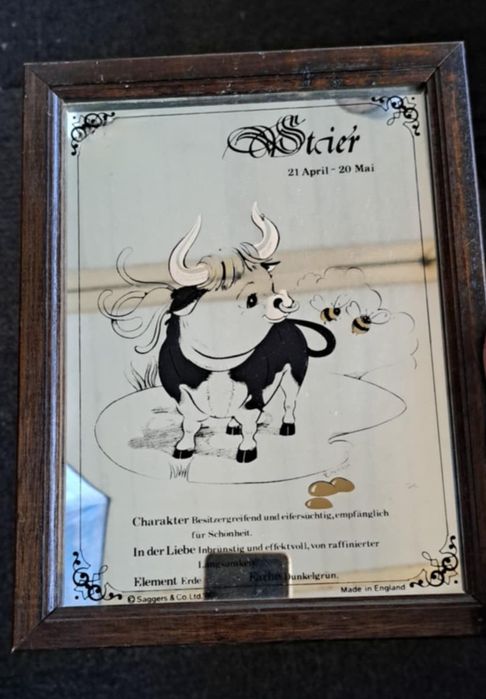 Винтидж рекламно огледало