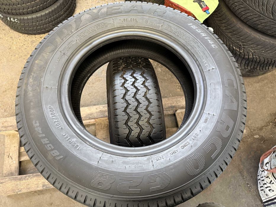 2x Anvelope Vara 185 r14C - GoodYear Cargo G28