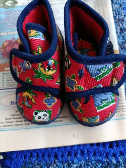 Пинетки и тапочки для детей теплые