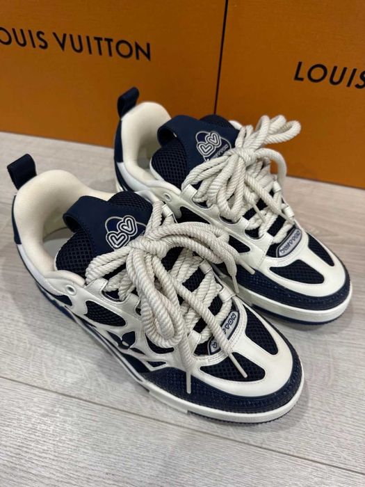 Adidasi Louis Vuitton X Skate Blue Marine