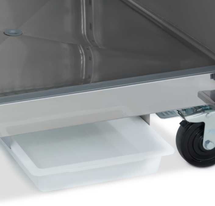Хладилник за пекарни 800L - 60 x 80cm - регулируеми рафта - на колелца
