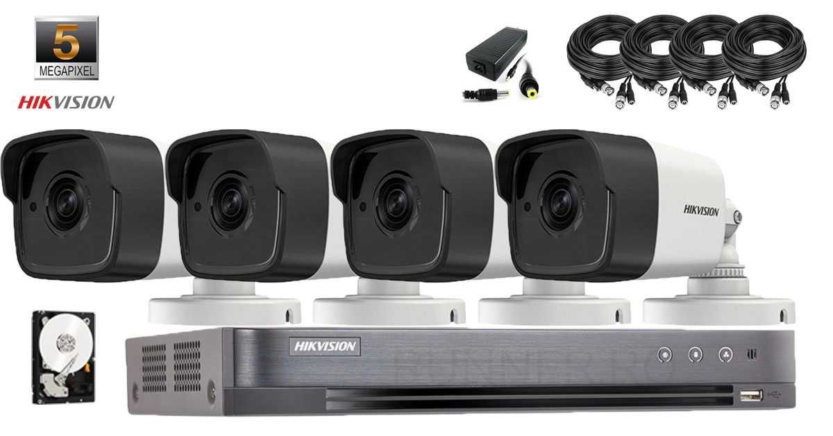Kit  camere supraveghere profesionale CCTV cu instalare inclusa