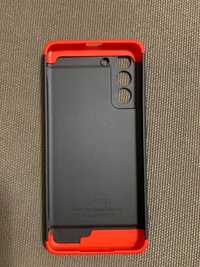 Husa Samsung Galaxy S21 GKK, Black-Red