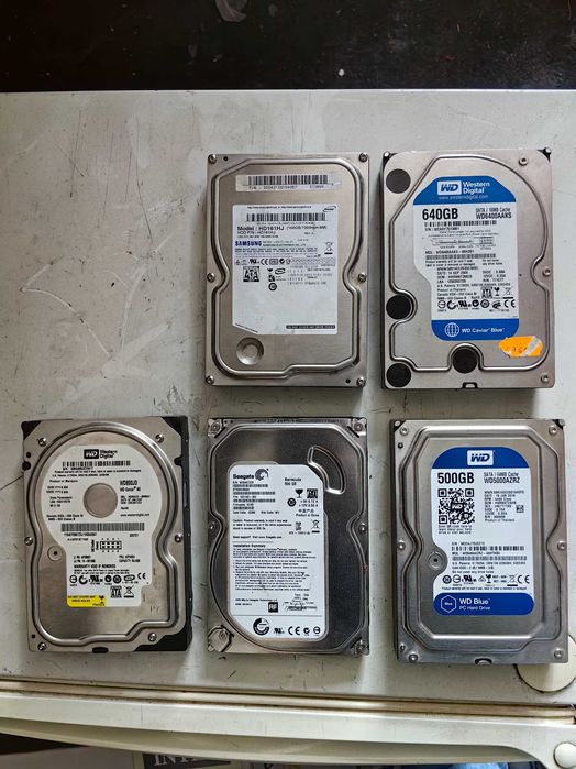 Hardiskuri Samsung/WD/Seagate-80/160/500/640gb
