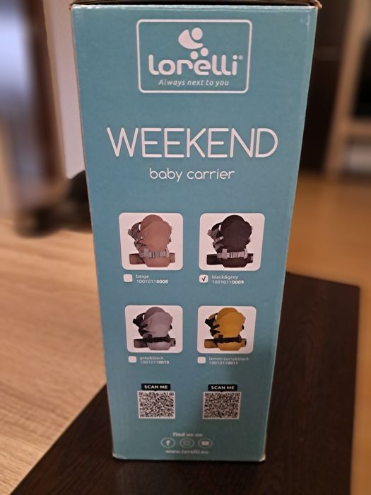 Кенгуру Lorelli - Weekend, Grey and Black