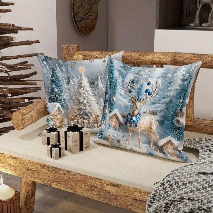 Новогодние подушки