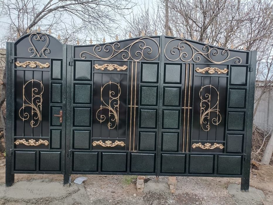 Акция ..Ворота жезезные Еврозаборы Еврозабор
