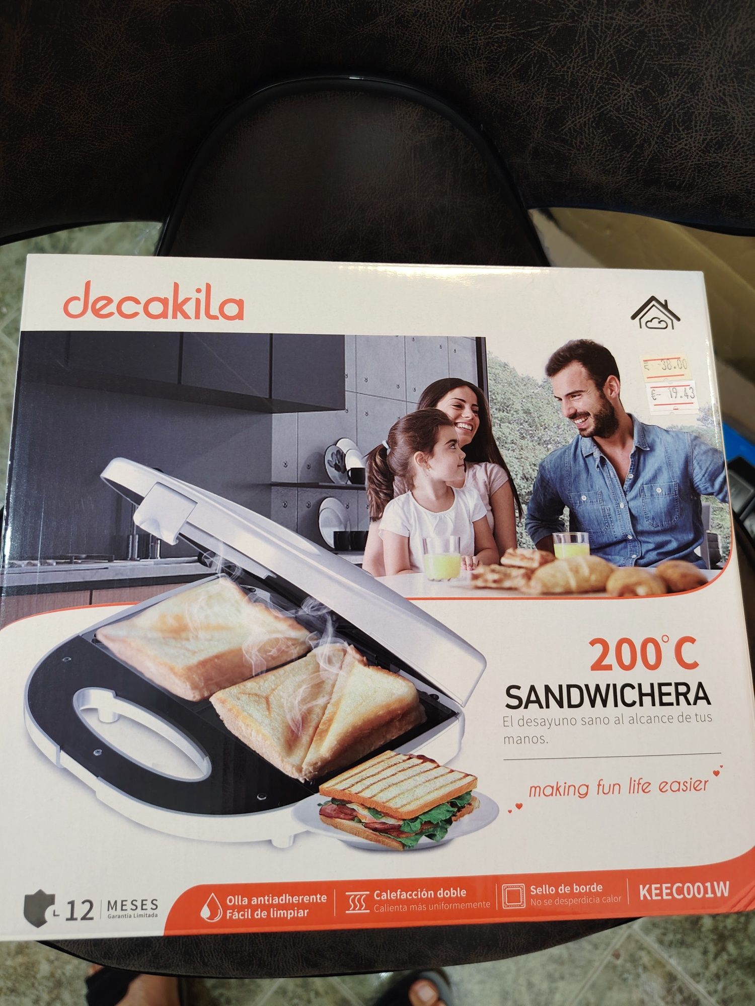 Тостер за сандвичи DECAKILA, 700 W
