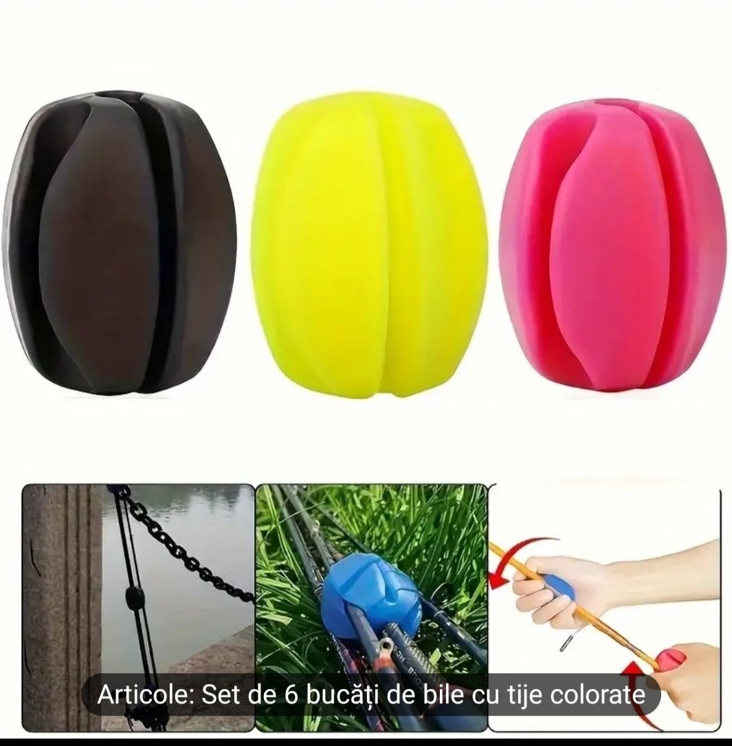 Suport din silicon pentru undita set 6 bucati